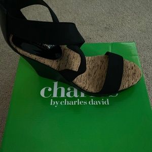 Charles David Pauline Wedge Sandals